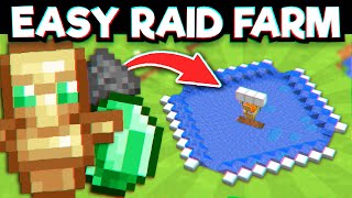 Minecraft Raid Farm Simple amp Easy [upl. by Steddman591]