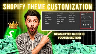 Add a Newsletter Signup Block to Your Shopify Footer  Without Any App [upl. by Alister707]