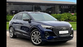 Approved Used Audi Q4 ETron Edition 1 82kWh Auto  Blackburn Audi [upl. by Maggs438]