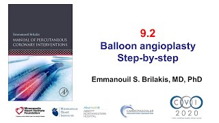 92 Manual of PCI  How to perform balloon angioplasty [upl. by Beasley520]