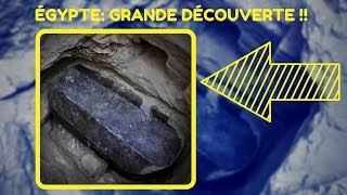 MYSTÉRIEUX SARCOPHAGE EN GRANIT NOIR DÉCOUVERT 5 MÈTRES SOUS TERRE EN ÉGYPTE [upl. by Bergwall172]