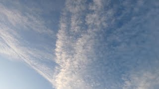 4K UHD  Cirrocumulus Clouds in Springtime  Canterbury  South Island  Inspirational Music [upl. by Puglia887]