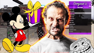 COMMENT FAIRE EXPLOSER DE RAGE TOUTE UNE SESSION  GTA5 TROLL MOD feat Mickey [upl. by Ahtnamys]