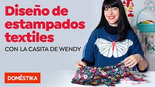 Diseño de estampados textiles  Curso online de La Casita de Wendy  Domestika [upl. by Attenyl738]