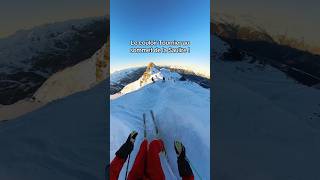 Couloir Tournier la piste noire la plus dure de Méribel  🚨⛷️ ski winter [upl. by Heck]