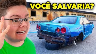 VOCÊ SALVARIA ESSES CARROS ABANDONADOS ACHEI SKYLINE SUPRA FERRARI E VÁRIOS [upl. by Talyah]