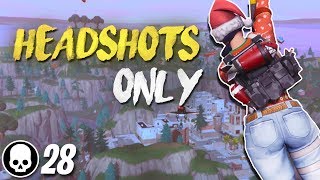 8 HUNTING RIFLE HEADSHOTS IN A ROW Final Fight LTM Gameplay Fortnite Battle Royale [upl. by Aniweta]