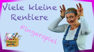 Viele kleine Rentiere  Fingerspiele Advent Weihnachten und Winter  Kinderzone Rumpelkiste [upl. by Silma609]