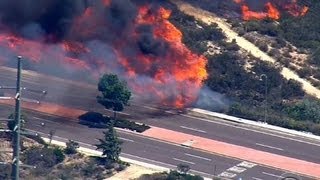 Southern California wildfires prompt mass evacuations [upl. by Sion]