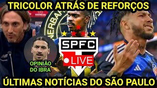 MERCADO DA BOLA SÃƒO PAULO ATRÃS DE REFORÃ‡OS MEIA ARMADOR NA MIRA DO TRICOLOR  ÃšLTIMAS DO SPFC [upl. by Gloria120]