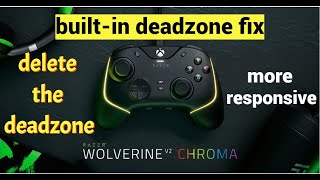 razer wolverine v2 chroma builtin deadzone fix make the controller more responsive [upl. by Airal]