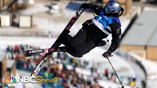 Eileen Gu dominates halfpipe for Copper Mountain freeski title  NBC Sports [upl. by Lyris859]