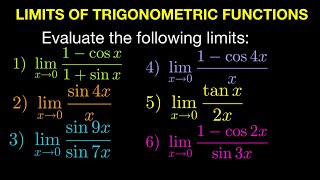 Limits of Trigonometric Functions TagalogFilipino Math [upl. by Annavoj]