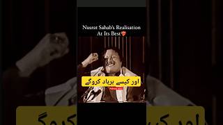 Aur kesay Barbard karu gaya 💔🔥 Nusrat Fateh Ali khan ❤️ Deep linesnfak nfakqawwaliremix shorts [upl. by Anesusa]