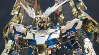 MG Phenex 2 MSampV Gundam UC Unicorn 03 from One of SeventyTwo Gold gunpla model review ガンプラ [upl. by Benjamen340]