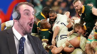 SPRINGBOKS vs ENGLAND Final Moments REACTION Rugby World Cup 2023 Semi Final [upl. by Annayhs]