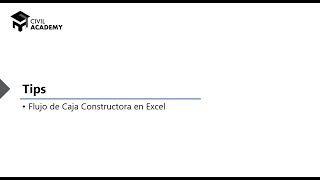 Tutorial Flujo de Caja quotConstructoraquot en Excel [upl. by Joane465]