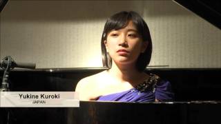 Yukine Kuroki Japan X International Balys Dvarionas Competition for Young Pianists [upl. by Fahland]