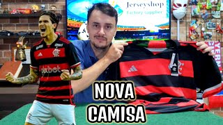 NOVA CAMISA DO FLAMENGO 20242025 I UNBOXING E DETALHES [upl. by Profant]