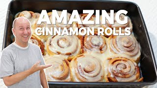 Amazing Homemade Cinnamon Rolls recipe No Mixer [upl. by Otilrac]