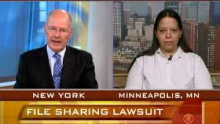 Woman Fights FileSharing Suit [upl. by Ambert]