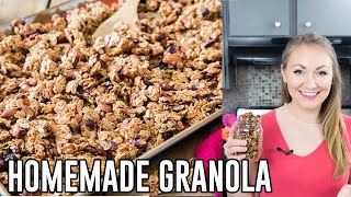 How to Make Homemade Granola [upl. by Ycnahc]