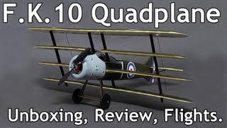 Armstrong Whitworth FK10 Quadplane UnBoxing  Review [upl. by Kosiur]