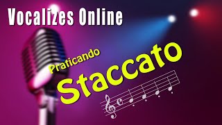 Aquecimento Vocal  Vocalize n º13  STACCATO [upl. by Norret]