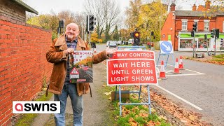 Britains dullest man produces calendar of his favourite roadworks  SWNS [upl. by Yumuk]