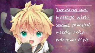 asmr playful needy neko boyfriend roleplay gender neutral MfA [upl. by Georgine749]