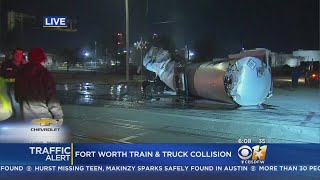 At Least 1 Injured In Crash Involving TRE Train And 18Wheeler [upl. by Radack]