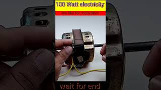 How to Build a Free Electricity Generator Using Magnet and Motor physics science [upl. by Reppart]