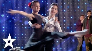 An Emotional Performance from Young Ballroom Dancers  Auditions Week 2  Românii au talent [upl. by Marylin]