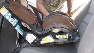 How to install a CoscoSafety 1st Eddie Bauer 3 in 1 Car Seat Rearfacing with a seatbelt [upl. by Lorne]