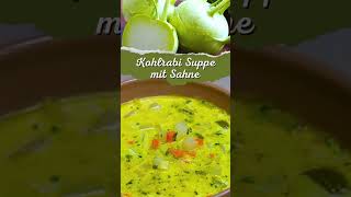 Kohlrabi Kartoffel Suppe mit Sahne einfaches Rezept [upl. by Hanikas202]