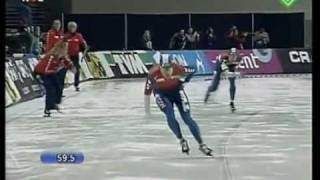 World Single Distances Championship 2007 1500m Jan Bos vs Erben WennemarsFLV [upl. by Nnaylloh]