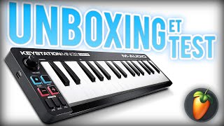 Unboxing et test Piano MIDI MAUDIO Keystation mini 32 MK3 quotSEIATERquot [upl. by Pickford]