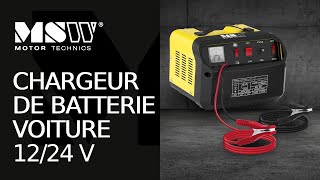 Chargeur de batterie voiture MSW Motor Technics SCHARGER50A3  Présentation du produit [upl. by Ardnovahs]