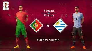 🇵🇹 Portugal vs Uruguay  FIFA World Cup 2026   Ft CR7 vs Suárez [upl. by Onailime]