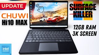 13quot CHUWI Hi10 Max 2in1 Windows 11 TabletLaptop Review Update After 2 Months [upl. by Acenes]