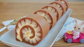 Chocolate Swiss Roll Cake Recipe How to Make the Most Delicious and Stunning Hurricane Sponge Cake [upl. by Eerazed500]