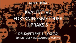 Kvalitative forskningsmetoder Stegvisdeduktiv induksjon og kvalitativ koding kap 12 og 72 [upl. by Madden]