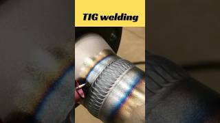 Tungsten inert gas TIG welding satisfying machining shortvideo welding [upl. by Denney495]