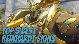 THE TOP 5 BEST REINHARDT SKINS IN OVERWATCH  Overwatch [upl. by Avner]