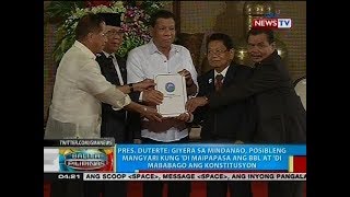 BP Pres Duterte Giyera sa Mindanao posibleng mangyari [upl. by Oiralednac]