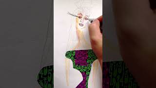 can you…feel… tutorial challenge art fashionbloger drawing [upl. by Lesser]