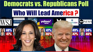 2024 Presidential Election Harris vs Trump Polling Data Breakdown Based on Mix Poll Agency [upl. by Elyse]