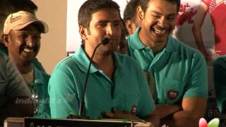 Santhanam shares his working experience with power star  Kanna Laddu Thinna Aasaiya  Audio Launch [upl. by Compte]