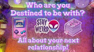 💖Who are you Destined to be with All about your next Relationship💕Tarot Pick a Card Love Reading [upl. by Setarcos]