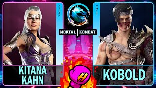 MK1 Kitana Kahn SINDEL VS Kobold HAVIK🥊Mortal Kombat 1🥊4K 60ᶠᵖˢ [upl. by Davida]